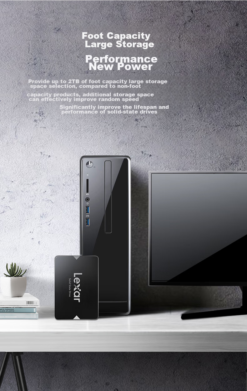 SSD накопитель Lexar NS100 Series 512GB 2.5-Inch SATA 3.0