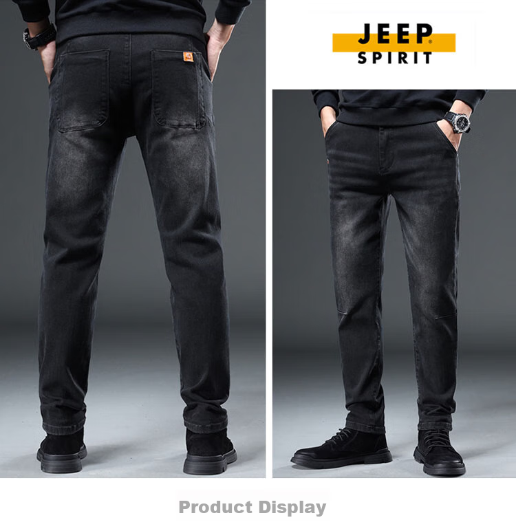 Джинсы JEEP SPIRIT мужские, узкие, сине-серые, размер 29
