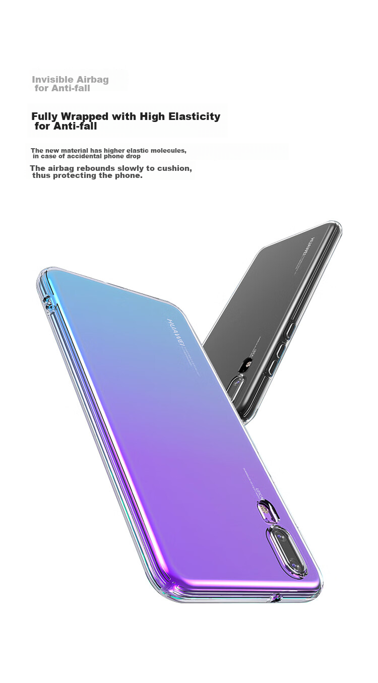 Прозрачный противоударный чехол Snowkids для Huawei Mate 20 Pro, из ТПУ, тонкий, стильный дизайн