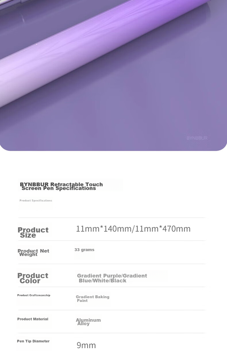 Стилус LinkStone для детских обучающих машин, совместим с Seewo W3, iPad, Xiaodu Youxuepai, Bubugao S6, универсальный, чувствительный к касанию, выдвижной, алюминиевый сплав, фиолетовый