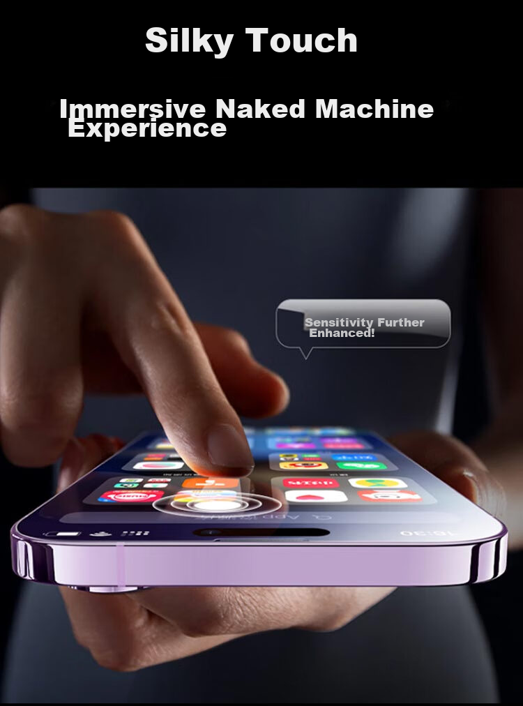 Защитное стекло MAIKUQI для iPhone 14/13/13Pro, прозрачное, противоударное, олеофобное, HD Clear