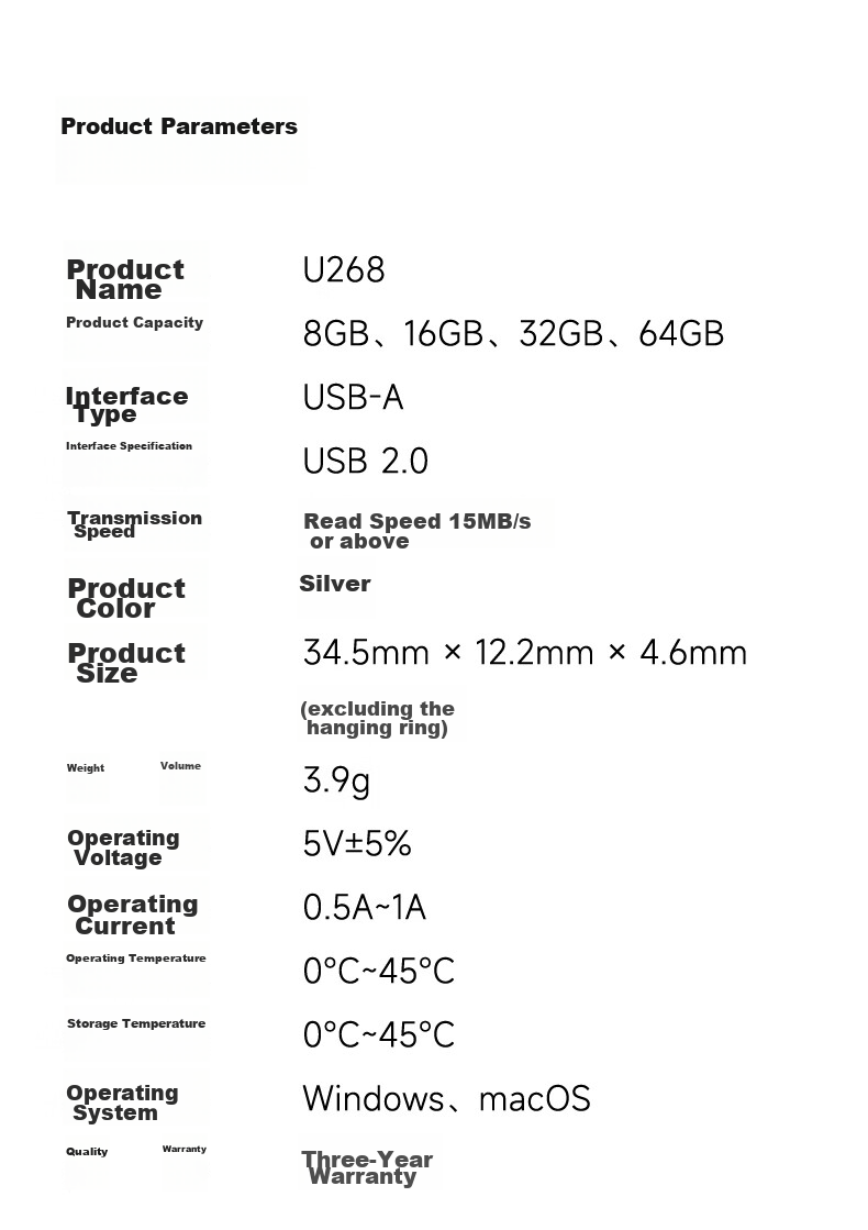 USB-накопитель Aigo U268, 8 ГБ, USB 2.0, металлический корпус, компактный, водонепроницаемый