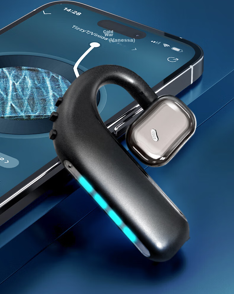 Беспроводные наушники Masentek A107 с костной проводимостью, Bluetooth 5.3, время работы до 38 часов, защита IPX5, черный