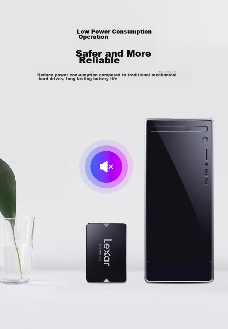 SSD накопитель Lexar NS100 Series 512GB 2.5-Inch SATA 3.0