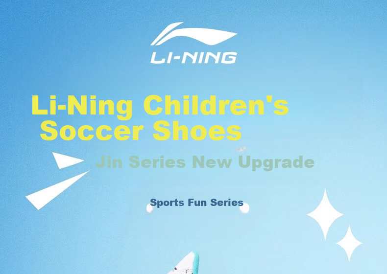 Футбольные бутсы Li-Ning для детей, модель Jin Series, зеленые, размер 32