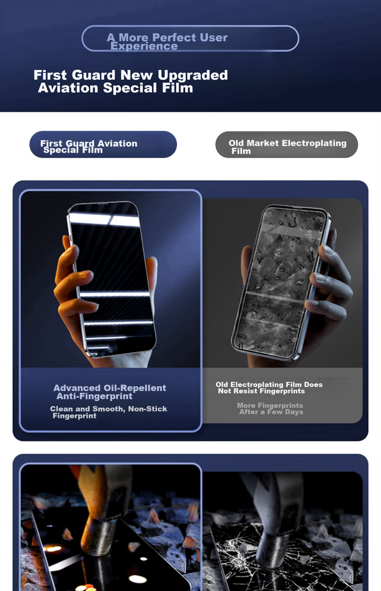 Защитное стекло DIVI для Apple iPhone 16 Pro Max, прозрачное, противоударное, антибликовое, 2 шт.