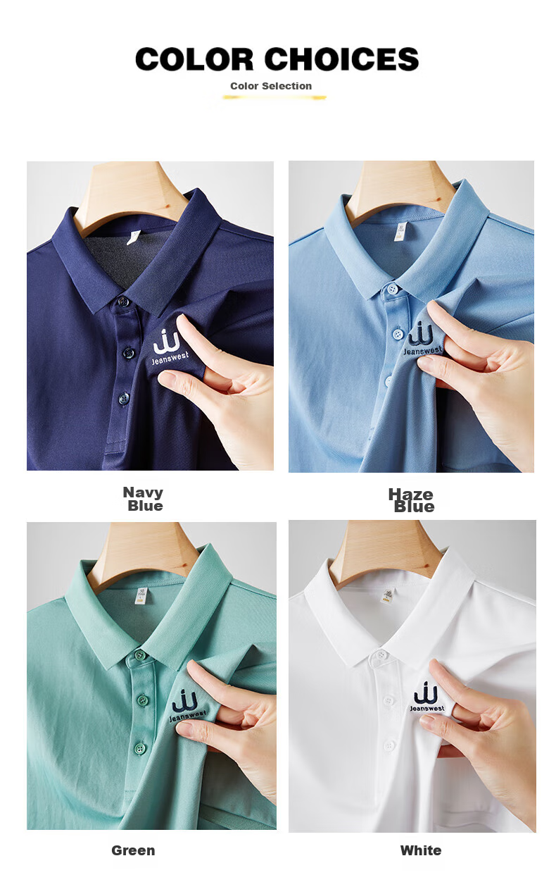Мужская футболка поло Jeanswest, летняя, размер L, темно-синяя