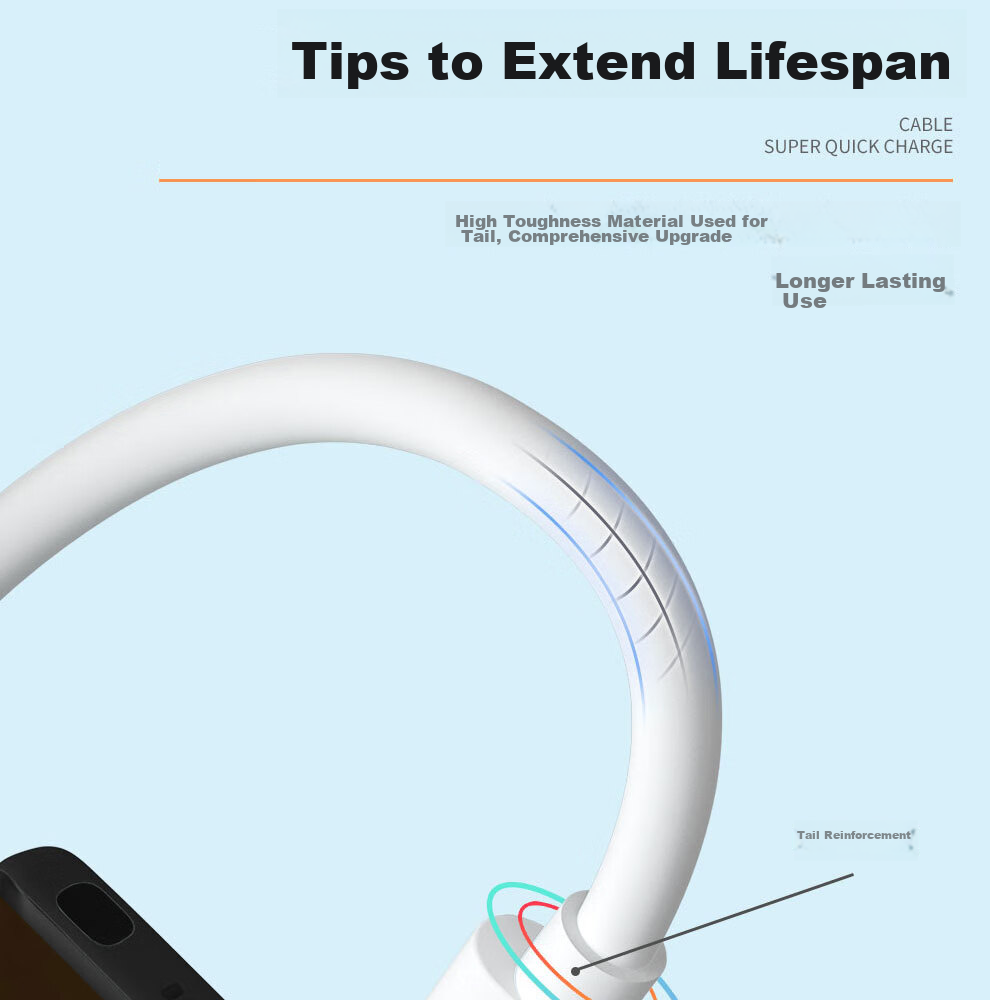 Кабель ULT-unite USB - Type-C, 66W Super Fast Charging, 6A/5A, 6 метров