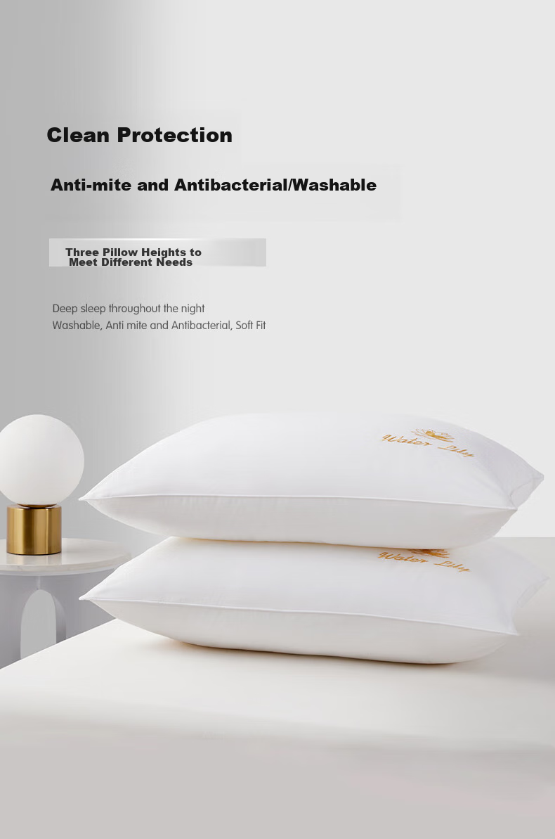 Подушка BEYOND Home Textile, 48*74 см, набор из 2 штук, с вышивкой, средняя, хлопок, полиэстер