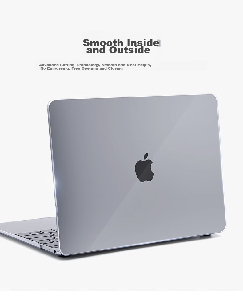 Защитный чехол DiYiGongFang для MacBook Air 13/13.3 дюймов M1 (A2179), ультратонкий, кристально прозрачный, с защитной пленкой для клавиатуры и заглушками