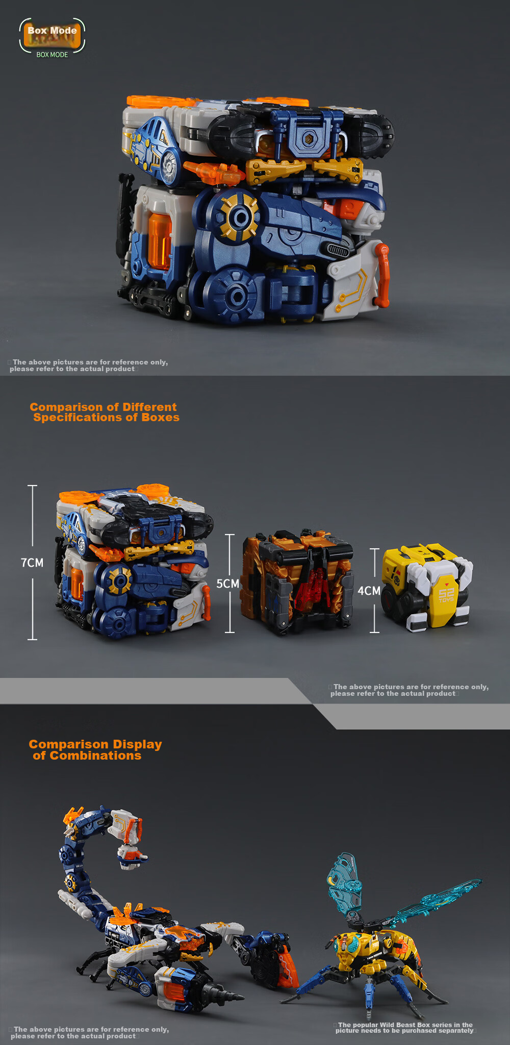 Трансформируемая игрушка 52TOYS Mengshou Xia Jufeng Xiezi, робот-трансформер "Ураганный скорпион" BB-60, модель для мальчиков от 14 лет
