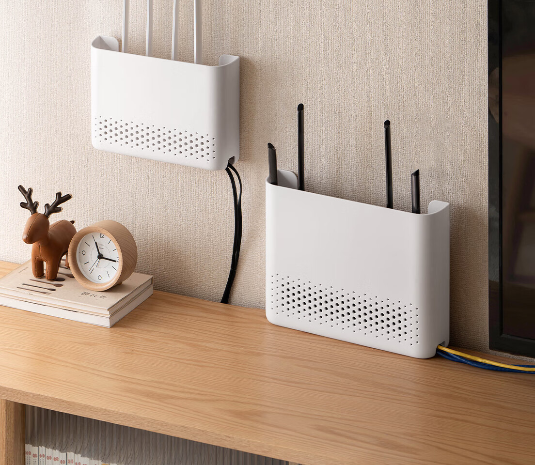 Настенный органайзер для роутера Lanjiaoluo, полка для Wi-Fi, без сверления, для ТВ-приставки, модема и удлинителя