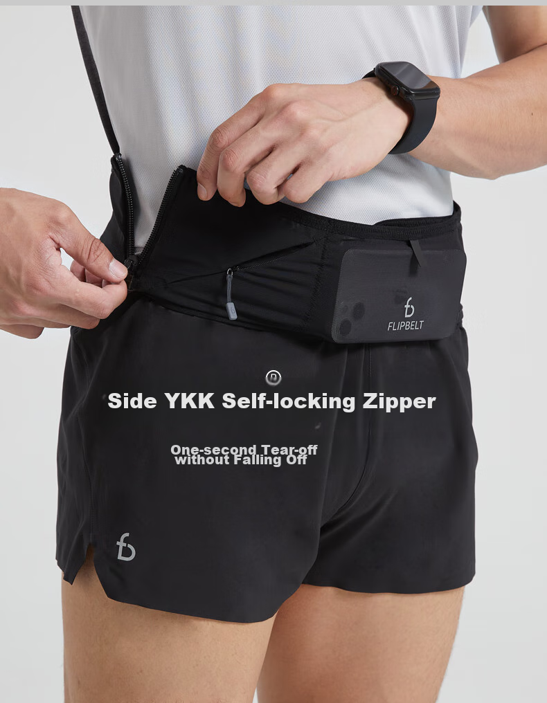 Парашют для бега Flipbelt, размер XL, цвет Cool Carbon Gray, подходит для бега, велоспорта, туризма