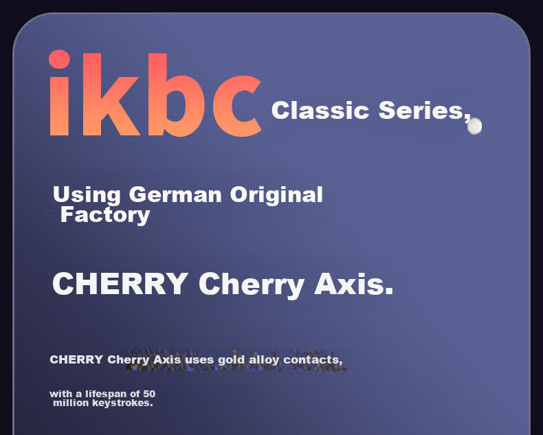 Беспроводная механическая клавиатура ikbc W210, 108 клавиш, Cherry MX Brown, беспроводная, серая
