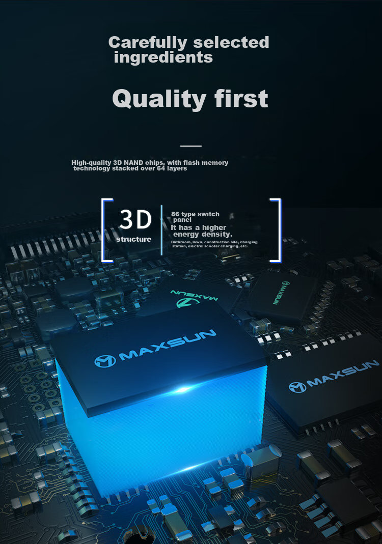 SSD накопитель MAXSUN 256GB SATA 3.0, 550 МБ/с, серия Terminator