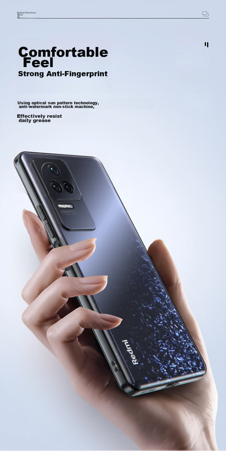 Прозрачный чехол для Xiaomi Redmi K50/K50 Pro