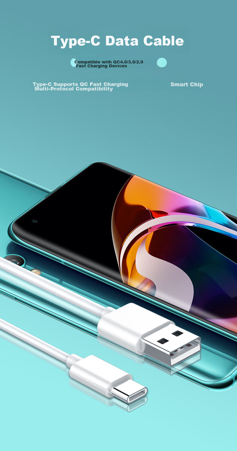 Кабель Trendsetter USB Type-C, 66W, 6A/5A, 2 метра, 2 шт.