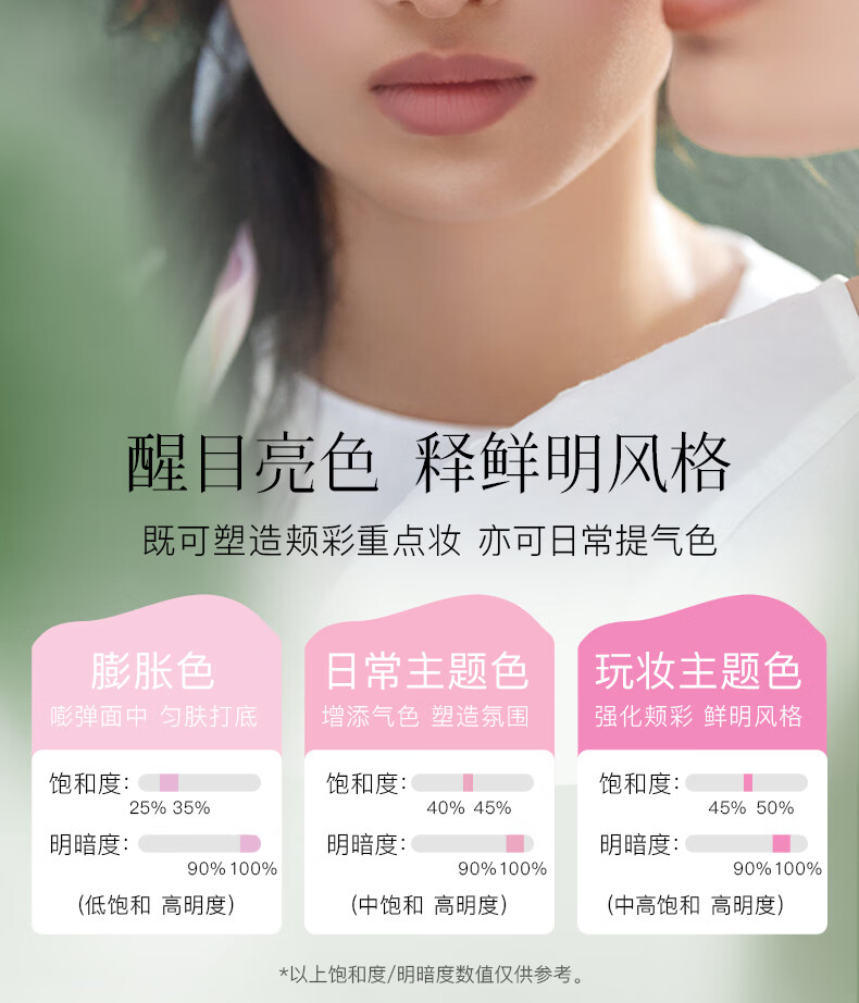 彩棠（TIMAGE）【新年礼物】争青流玉三色胭脂盘收敛色腮红盘修容高光03杏俏