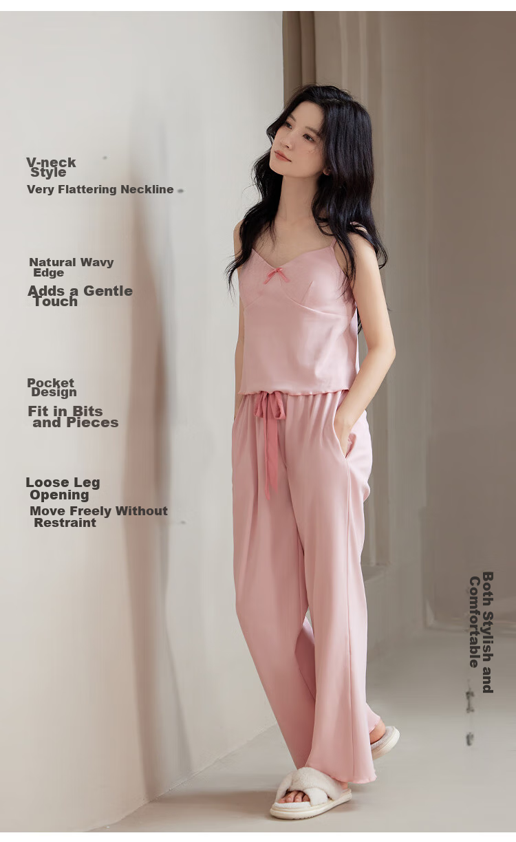 Женский пижамный комплект Dushiliren: 3 предмета, 100% хлопок, кардиган с чашечками, длинный рукав, регулируемые бретели, для сна и отдыха