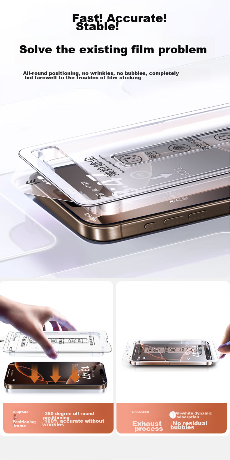 Защитная пленка DIVI для Apple iPhone 16 Pro, антибликовая, антистатическая, противоударная, 2 шт.