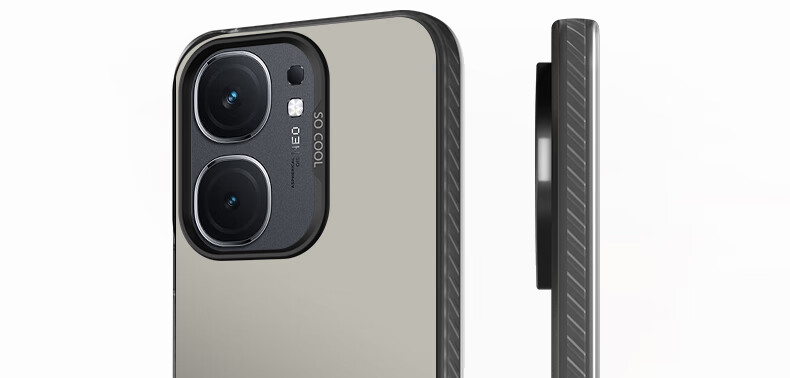 Противоударный чехол Baozou для VIVO IQOONeo9/9pro, силиконовый край, матовый, серый