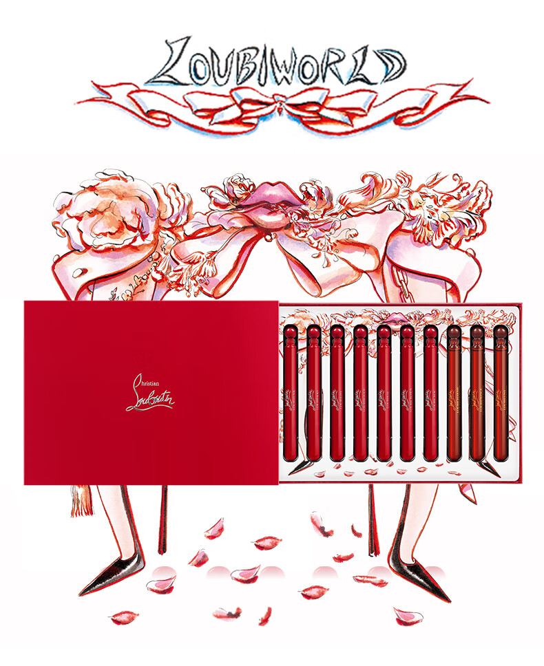 路铂廷（Christian Louboutin）CL全系列探索礼盒4ml×10 萝卜丁香水 情人节新年礼物生日送女友