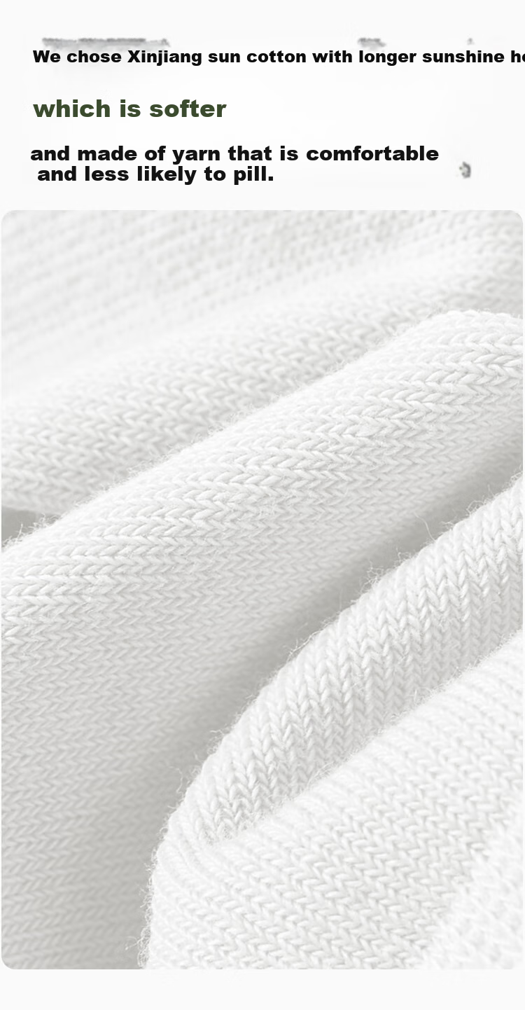 Носки женские средние JD Original, Xinjiang Cotton 7A, антибактериальные, 100% хлопок, набор 5-6 пар