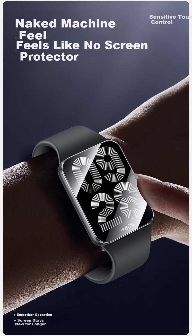 Защитная пленка SmartDevil для Xiaomi Mi Band 9 Pro, противоударная, противоцарапийная, высокая четкость, 2 шт.