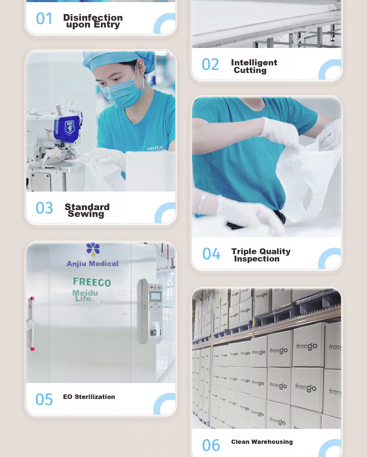 Одноразовые трусы Freego для детей, 10 шт., размер M