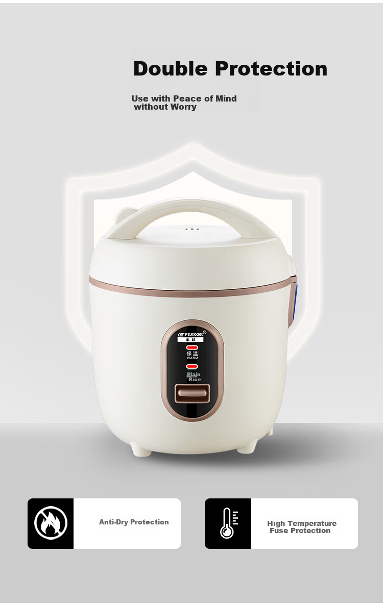 Рисоварка PESKOE MW-Y316A1, 1.6 л, 300 Вт, белая