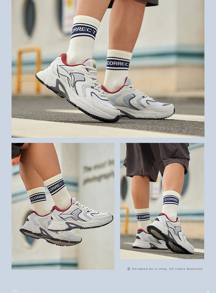 男鞋跑鞋_LI-NING 李宁 男子运动跑鞋 ARLR013-4