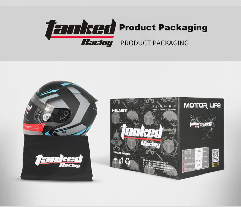 Мотоциклетный шлем Tanked Racing T536, полулицевой, сертифицированный 3C, для мужчин и женщин, защита от солнца, шлем безопасности, белый с узором Mova, размер XL