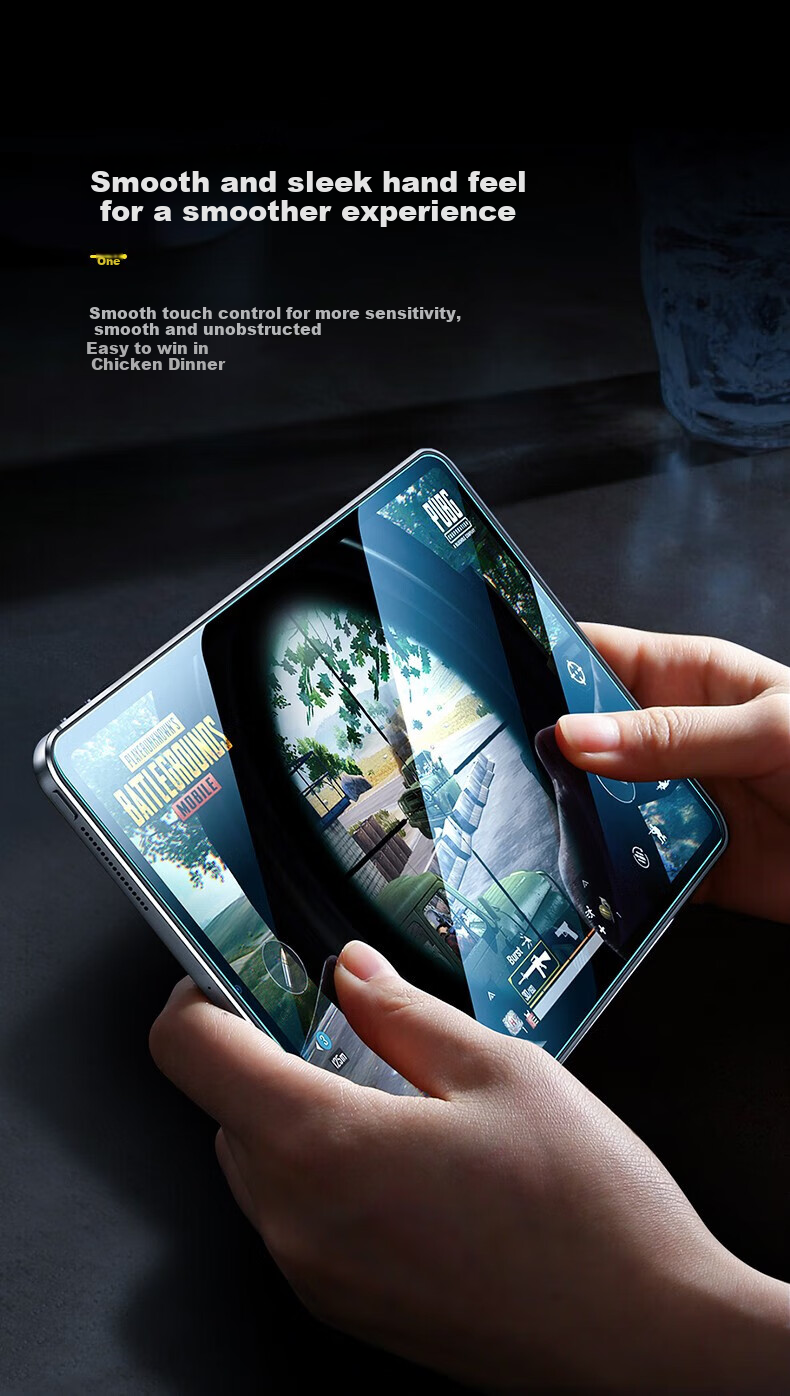 Защитное стекло SmartDevil для iPad 11 дюймов (A16, 2025), HD, полное покрытие, анти-отпечатки, противоударное
