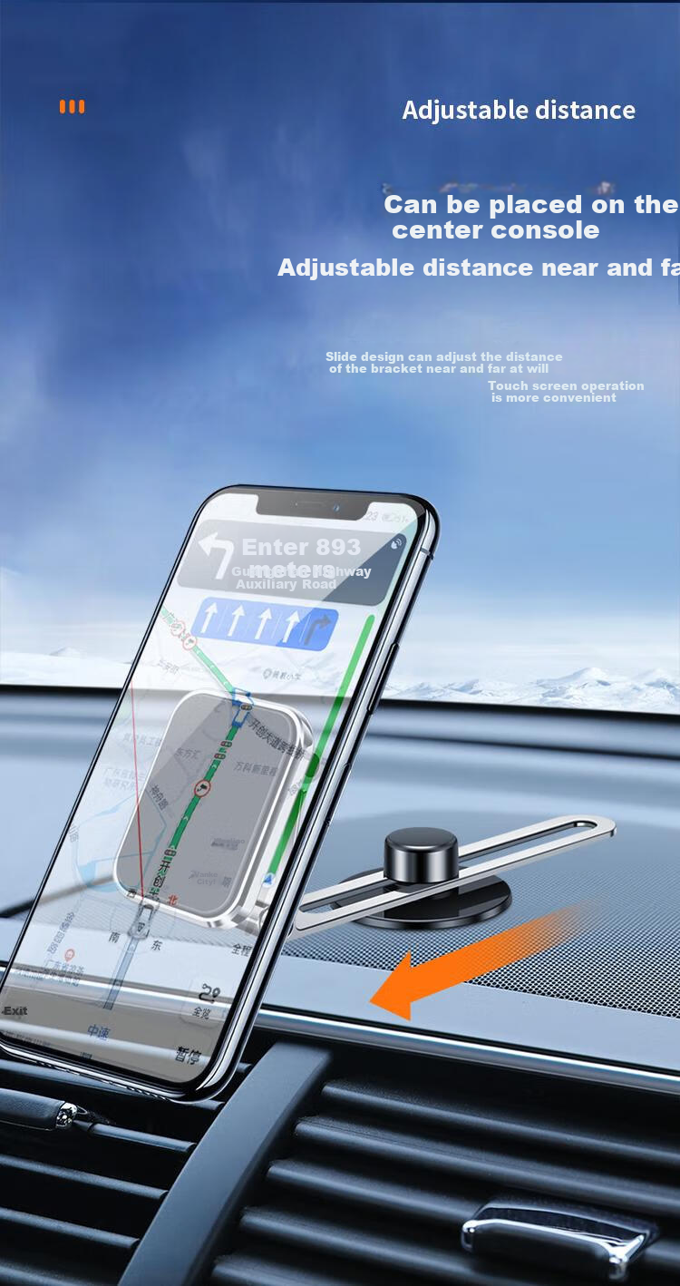 Автомобильный держатель Dijialun, магнитный, с поворотным механизмом, 360°, универсальный, для Tesla, BYD, Changan, Mercedes-Benz, Volkswagen, Audi