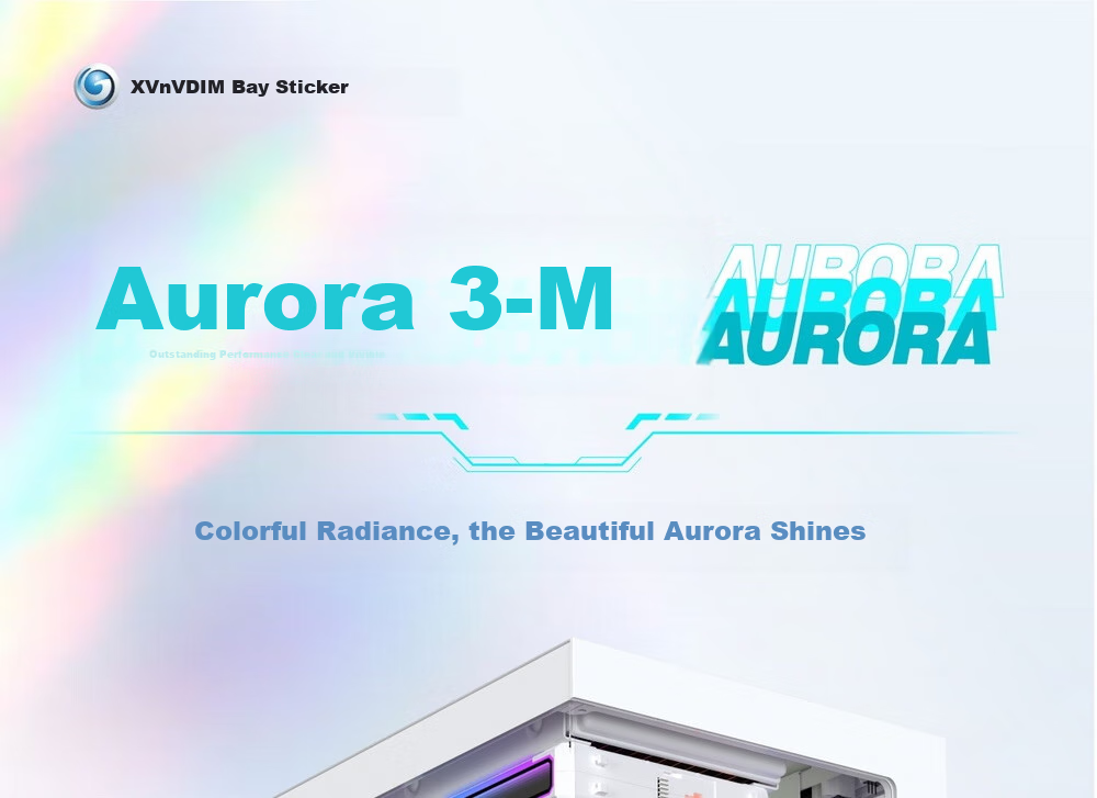 Компьютерный корпус Yingchi Aurora 3-M White (M-ATX/360мм), белый, с панорамным обзором