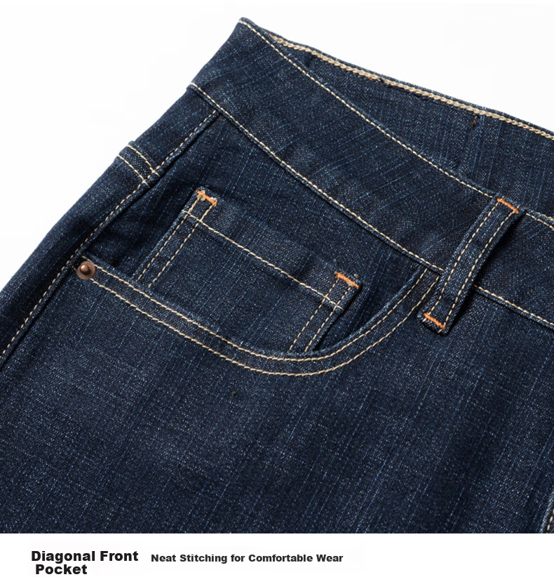 Джинсы Jeanswest мужские, синие, размер 33, прямые, бизнес-стиль, демисезон