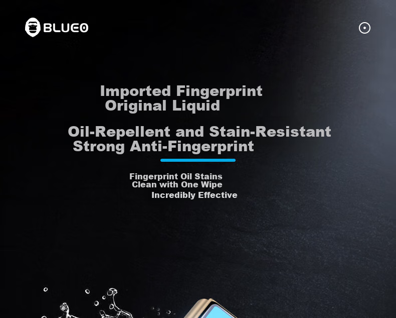 Защитное стекло BLUEO для Samsung W25, противоударное, антистатическое, HD Clear, антибликовое, 0.33 мм, 9H