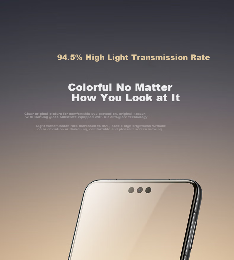 Защитное стекло Benks AR для Huawei Mate70 Pro+, антибликовое, противоударное, для глаз, с высокой четкостью, 0.25 мм