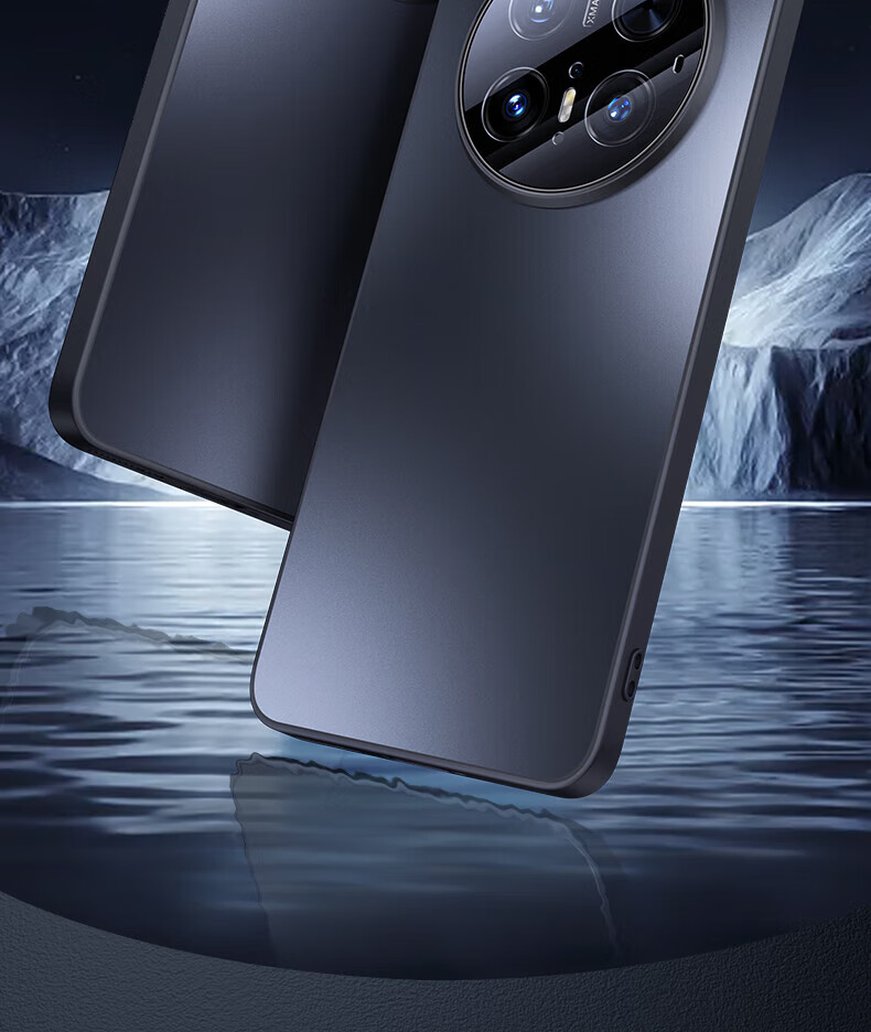 Чехол Mofei для Huawei Mate 70 Pro, противоударный, силиконовый, с защитой от отпечатков пальцев, черный