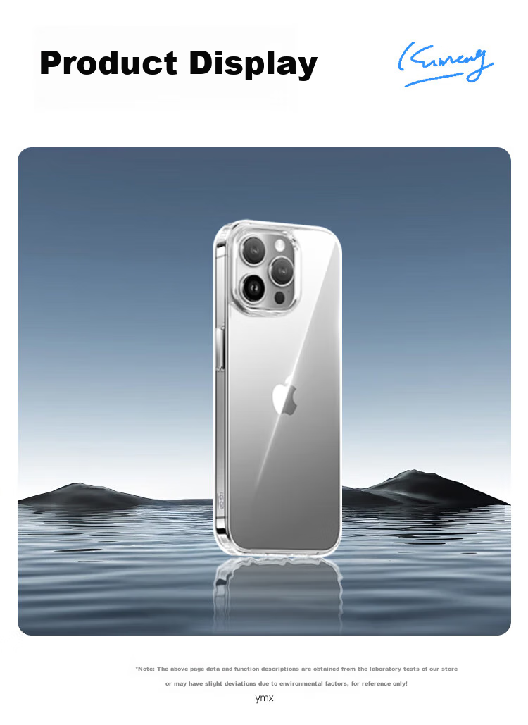 Чехол для iPhone 15 Pro Max KOOLIFE, прозрачный, противоударный, простой стиль, из ПК+ТПУ, с защитой от падения