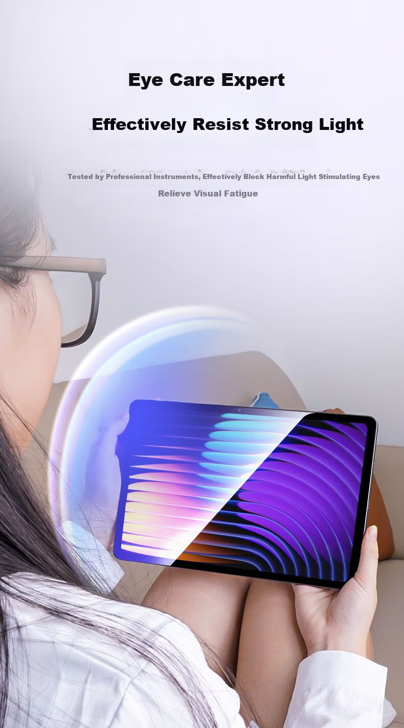 Защитная пленка HBOALG для Xiaomi Pad 7/7Pro, 11.2-дюймовая модель 2024 года, закаленное стекло, HD Clear, противоударная, защита от отпечатков пальцев, износостойкая, антибликовая защитная пленка