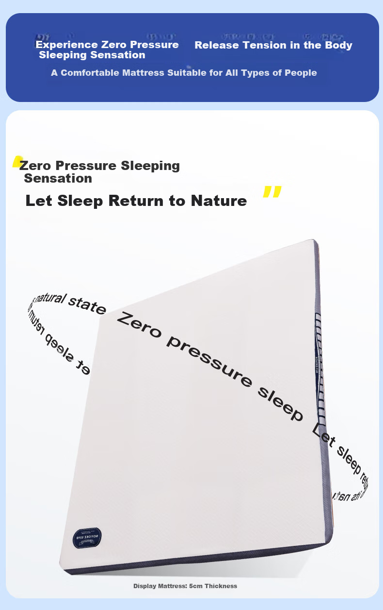 Матрас Noyoke Tranquil Dream, пена с эффектом памяти, размер 1.5x2 м, 5 см, белый