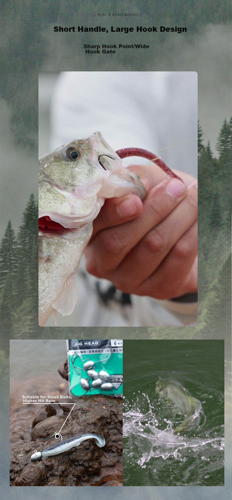 Крючок BKK Micro Double Barbed Root Fishing Hook, одинарный, с двойной бородкой, для окуня, окуня, окуня, окуня, окуня, окуня, окуня, окуня