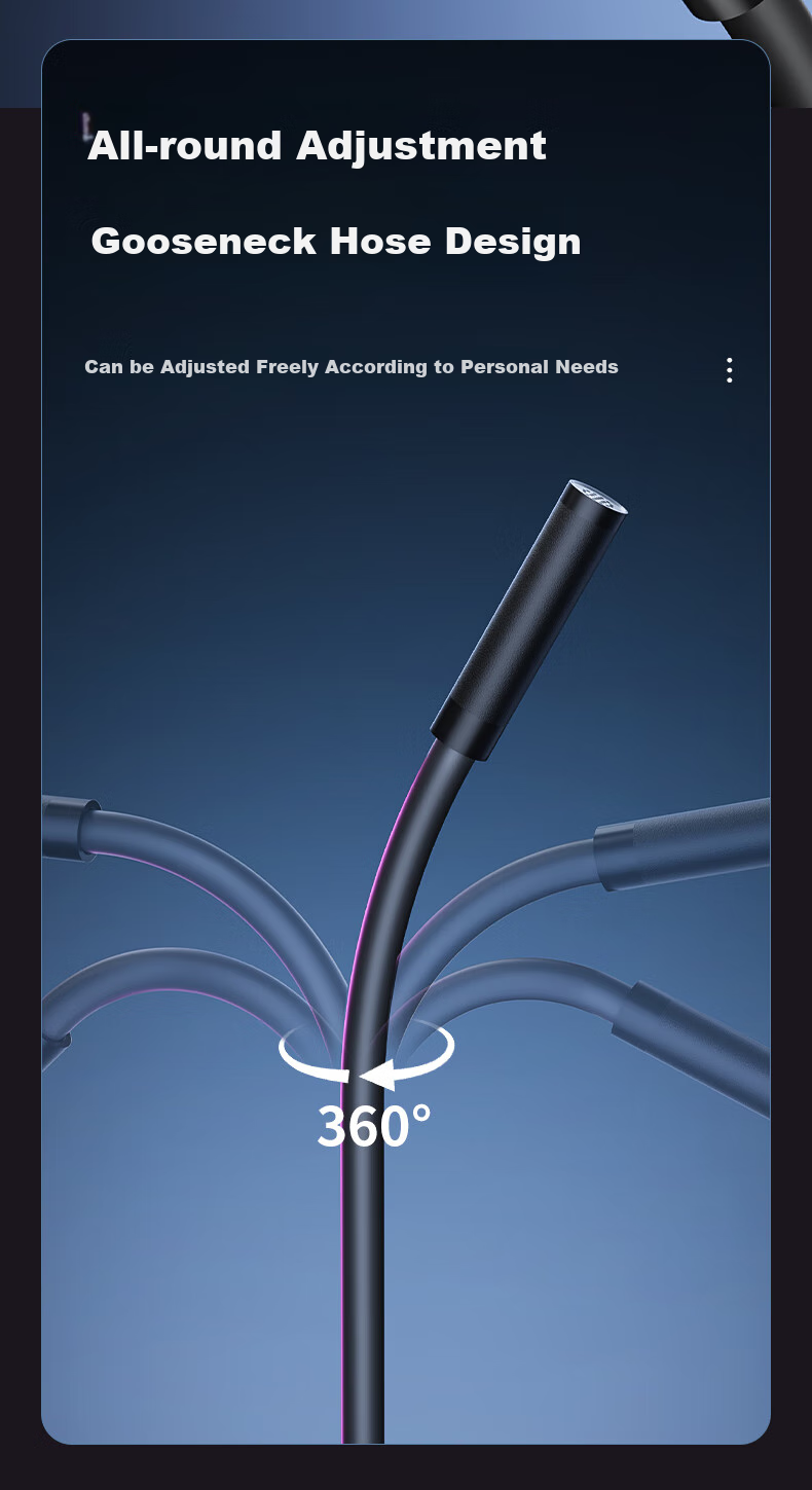 Игровой настольный USB-микрофон Aigo K12 для стриминга, записи, видеоконференций, с RGB-подсветкой