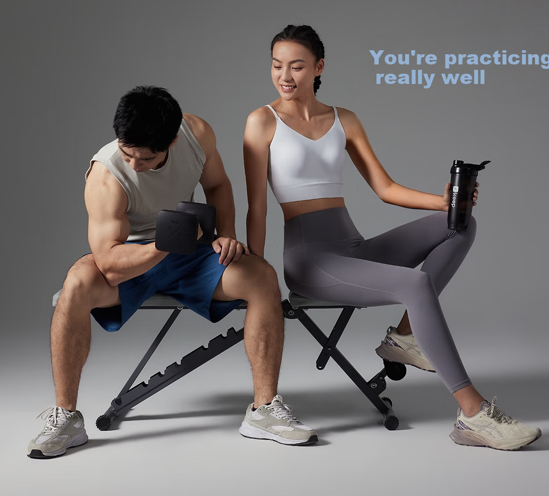 Скамья для фитнеса Keep Adjustable Dumbbell Bench D1 Professional Edition, складная, многофункциональная