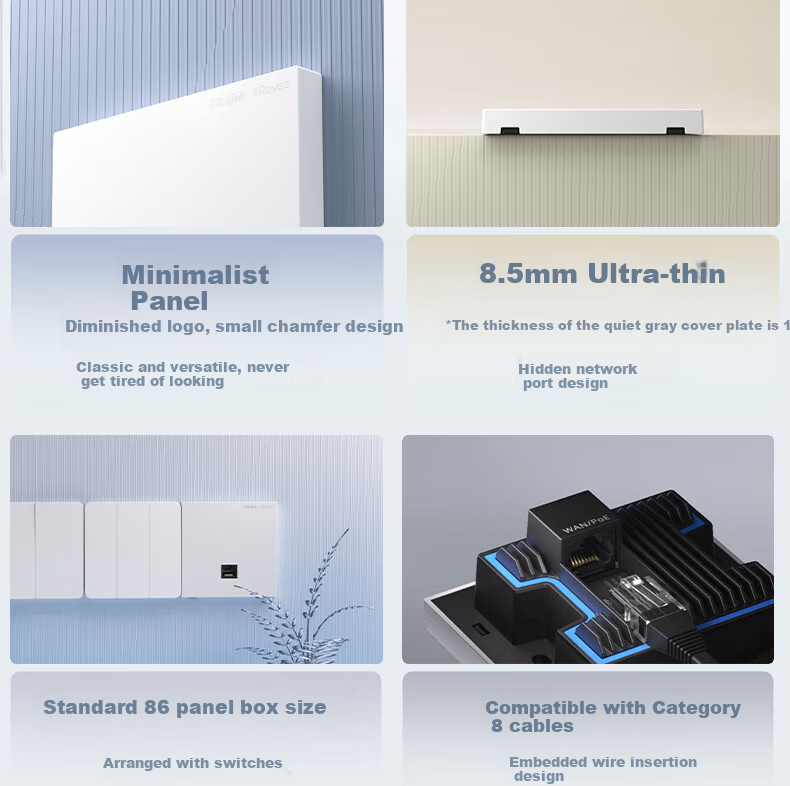 Wi-Fi 7 Mesh-точка доступа Ruijie RG-EAP172(MG), 2.5G, 3600 Мбит/с, 160 МГц, для дома и офиса
