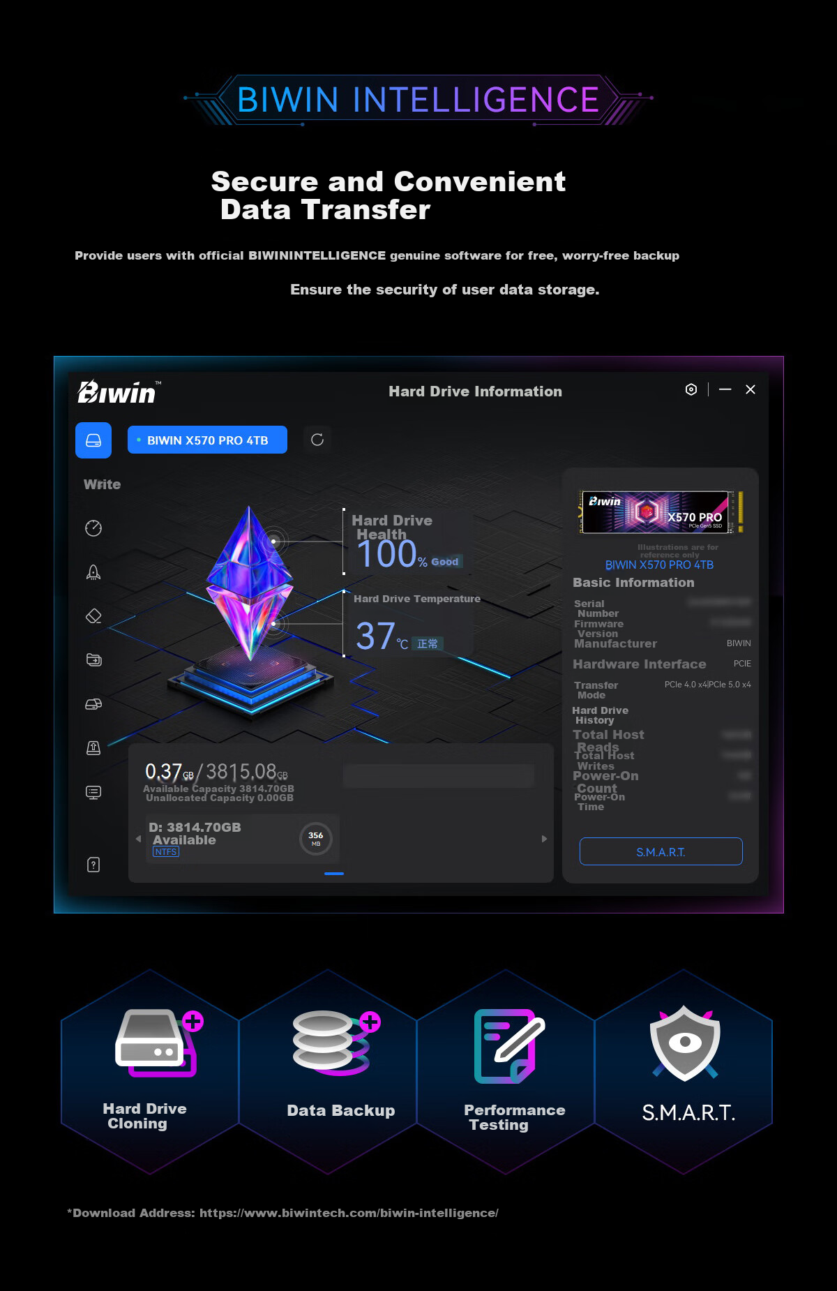 SSD накопитель BIWIN X570 PRO