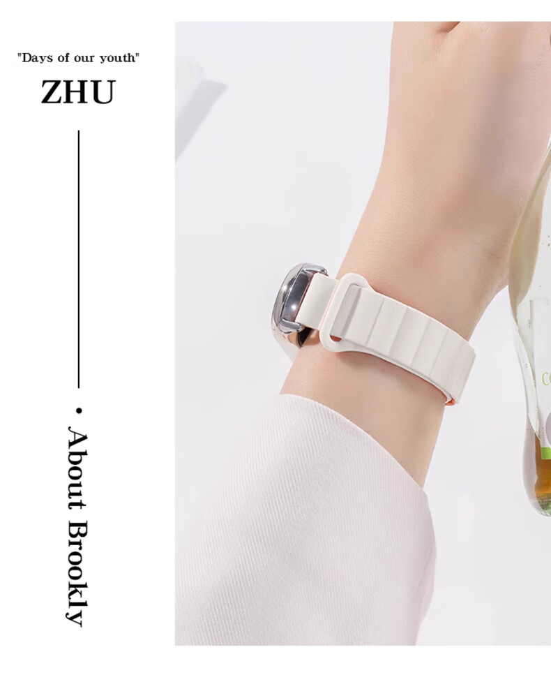 Ремешок Iboann для Xiaomi Mi Band 9/10, магнитный, универсальный, керамический, для умных фитнес-часов, аксессуар с быстросъемным креплением для мужчин и женщин
