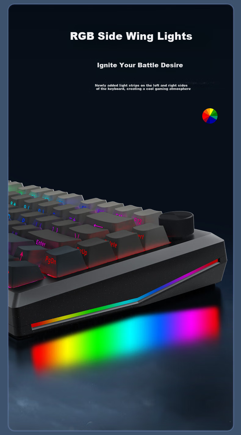 Игровая клавиатура REDRAGON RS82 RT с магнитными переключателями, алюминиевый корпус, RGB-подсветка, проводная, градиентно-серая