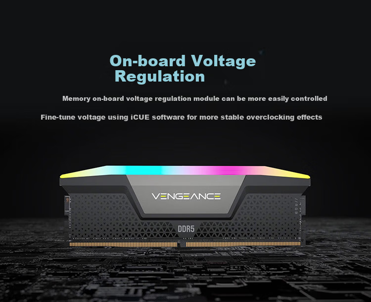 Оперативная память USCORSAIR Vengeance RGB DDR5 32GB (2x16GB) 6000MHz
